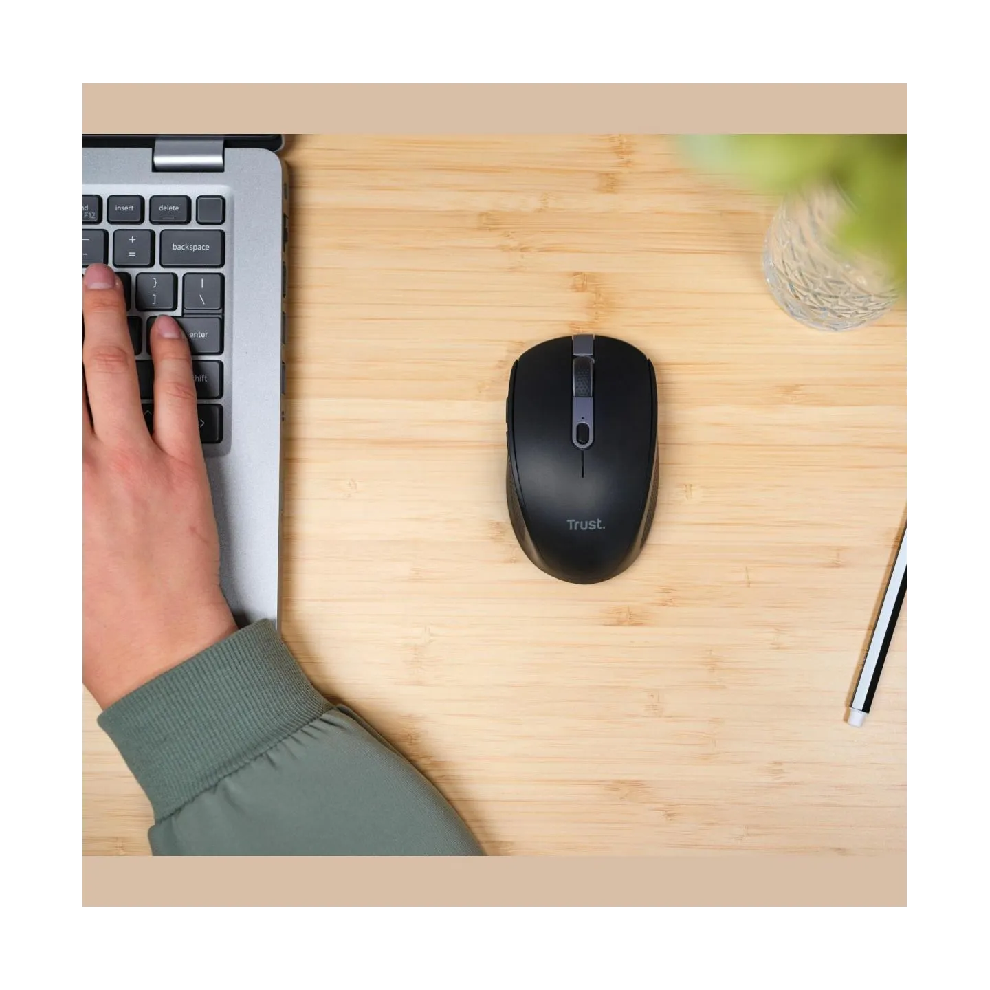 Trust MOUSE USB OPTICAL WRL OZAA/BLACK 24819 TRUST