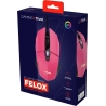 Trust MOUSE USB OPTICAL GAMING PINK/GXT109P FELOX 25068 TRUST