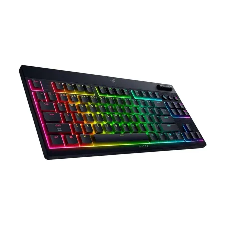 Razer | BlackWidow V4 Low-Profile HyperSpeed | Keyboard | Wireless | US | Bluetooth | Orange Switches | Black