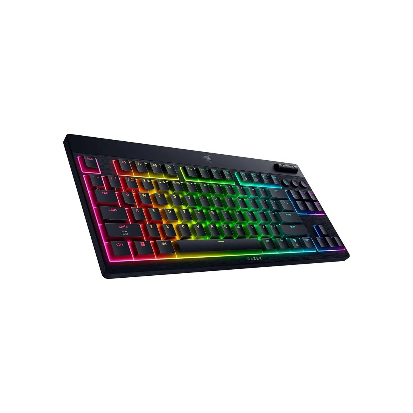 Razer | BlackWidow V4 Low-Profile HyperSpeed | Keyboard | Wireless | US | Bluetooth | Orange Switches | Black