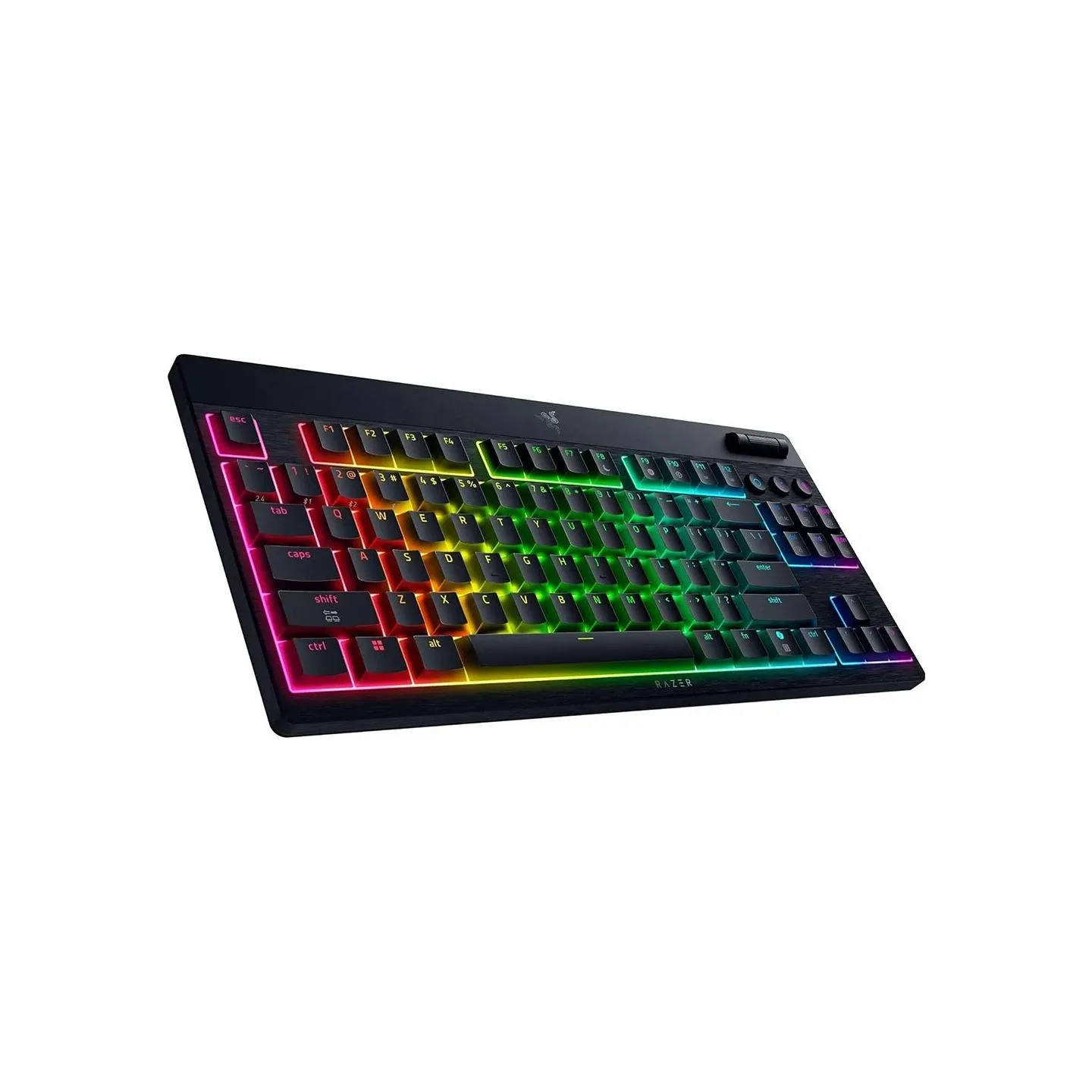Razer | BlackWidow V4 Low-Profile HyperSpeed | Keyboard | Wireless | US | Bluetooth | Orange Switches | Black