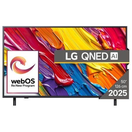 LG TV Set|LG|50"|4K/Smart|3840x2160|Wireless LAN|Bluetooth|webOS|Black|50QNED82A3B