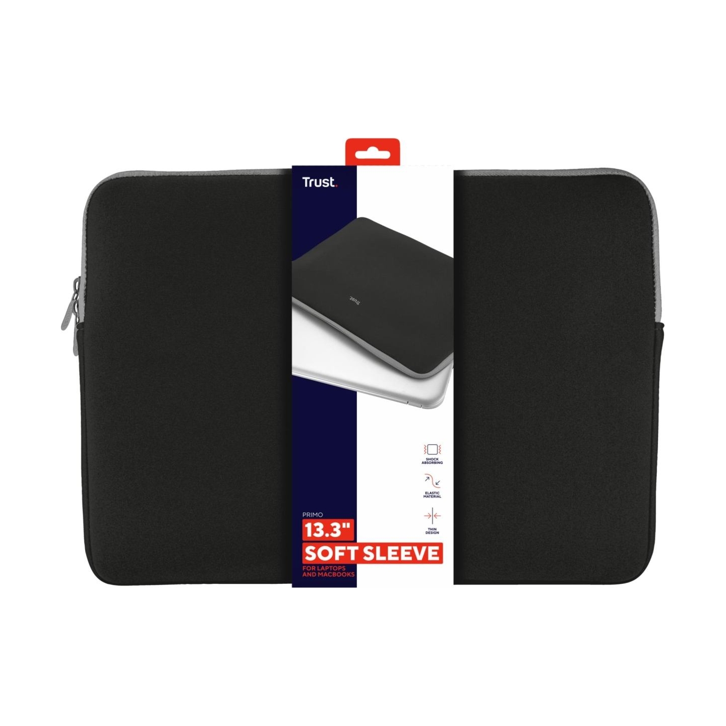 Trust NB SLEEVE 13.3" PRIMO BLACK/21251 TRUST