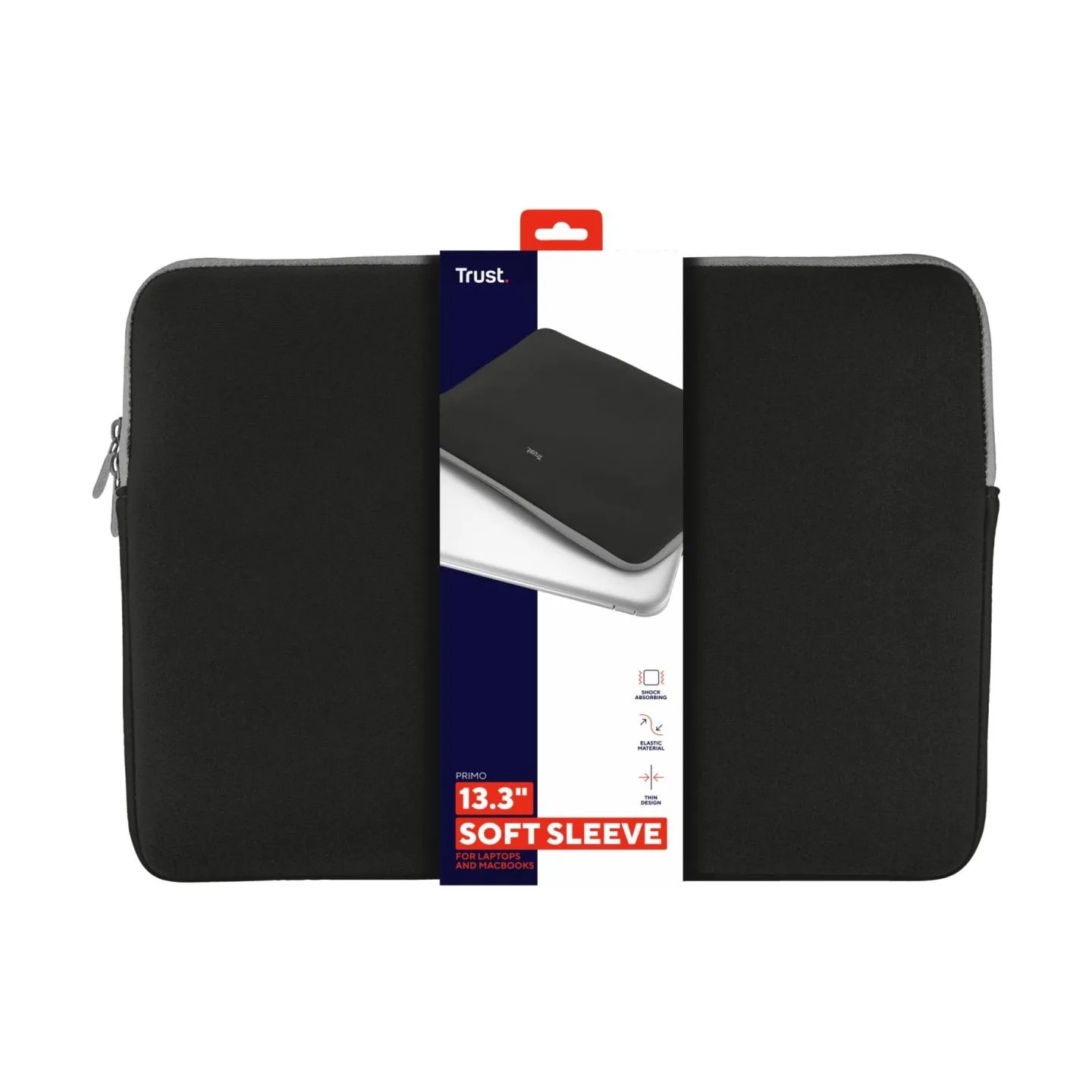 Trust NB SLEEVE 13.3" PRIMO BLACK/21251 TRUST