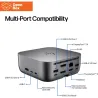 HP Thunderbolt 4 Ultra Dock - OPENBOX - G6 280W w/Combo Cable - 5x USB-A, 2x USB-C, 1x USB-C Thunderbolt 4, 2x DisplayPort, 1x H