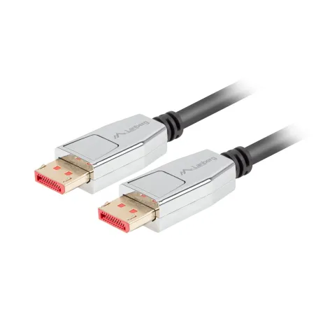 Lanberg DisplayPort M/M Cable 20 PIN V1.4 8K 60HZ | CA-DPDP-20CU-0018-BK | DisplayPort to DisplayPort | 1.8 m