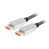 Lanberg DisplayPort M/M Cable 20 PIN V1.4 8K 60HZ | CA-DPDP-20CU-0018-BK | DisplayPort to DisplayPort | 1.8 m