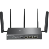 Tp-Link Wireless Router|TP-LINK|Omada 4G+ Cat6 AX3000 Gigabit VPN Router|Wi-Fi 6 (802.11ax)|Data speed 2402 Mbit/s|Ethernet WAN 
