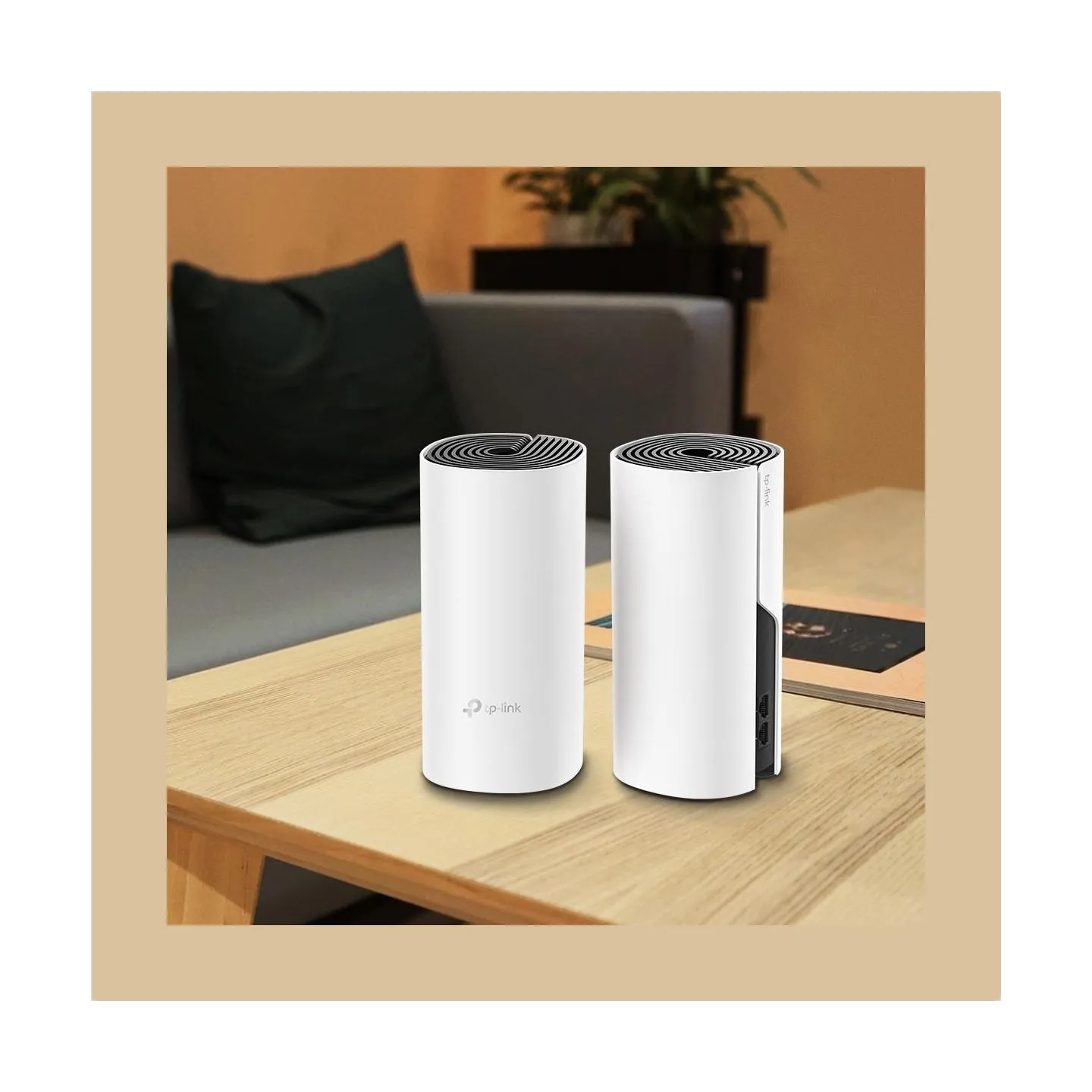 Tp-Link Wireless Router|TP-LINK|Wireless Router|2-pack|1200 Mbps|Mesh|DHCP|DECOM4(2-PACK)