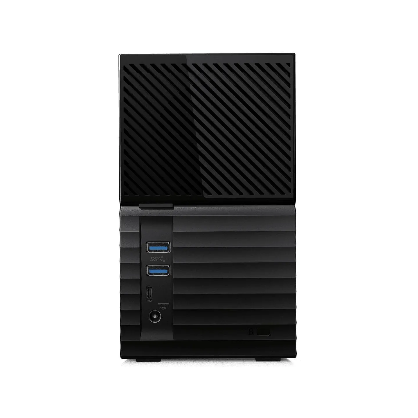 WD External HDD|WESTERN DIGITAL|My Book Duo|24TB|USB 3.0|USB 3.1|Drives 2|Black|WDBFBE0240JBK-EESN