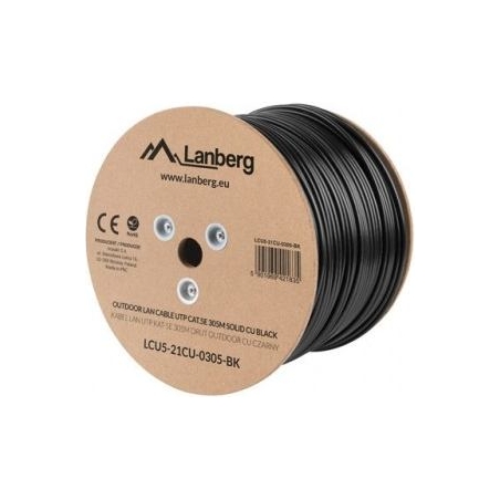 Lanberg LCU5-21CU-0305-BK UTP cable