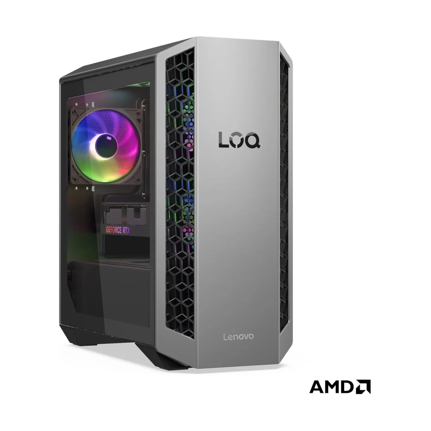 Lenovo LOQ | 26ADR10 | Desktop | Tower | AMD Ryzen 9 | 8945HX | 16 GB | SODIMM DDR5 | 1000 GB | NVIDIA GeForce RTX 5070 | No Opt