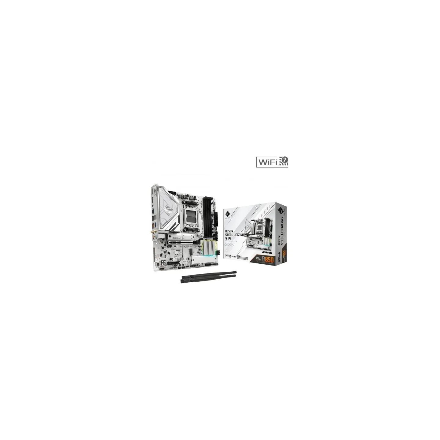 Asrock Motherboard B850M STEEL LEGEND WIFI AM5 4DDR5 HDMI/DP mATX