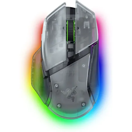 Razer Basilisk V3 Pro 35K Wireless Gaming Mouse RF Wireless+Bluetooth+USB-A 35000 DPI, Phantom White / RZ01-05240400-R3G1