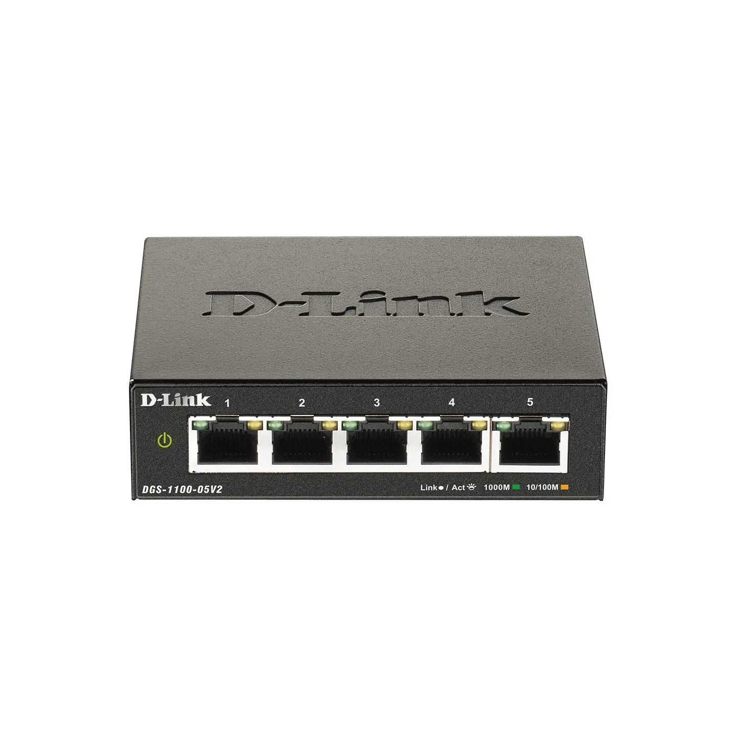 D-Link | Smart Managed Switch | DGS-1100-05V2/E | Managed L2 | Rackmountable | Gigabit Ethernet (copper) ports quantity 5
