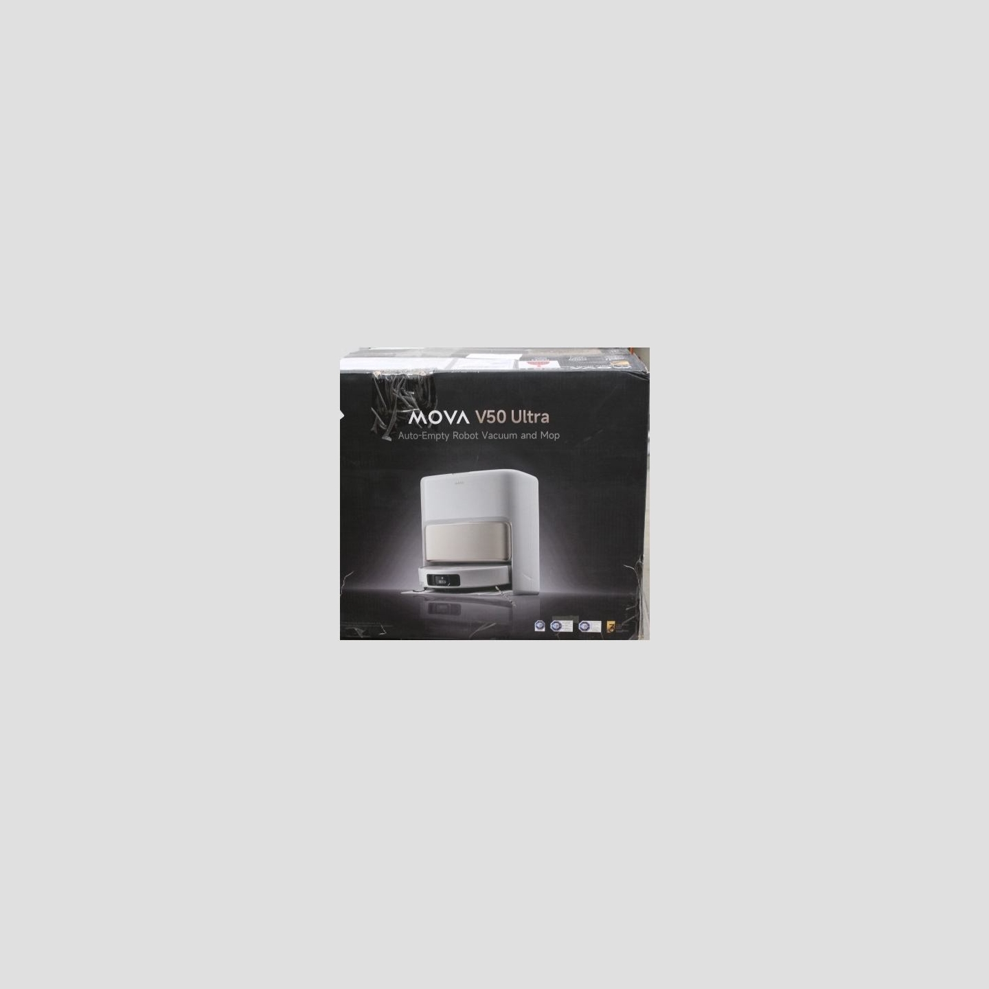 Mova V50 Ultra Robot Vacuum, White | MOVA Robot Vacuum | V50 Ultra | Wet&Dry | 6400 mAh | Dust capacity 3.2 L | 24000 Pa | White