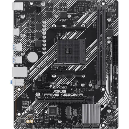 Asus | Processor family AMD A520 | Processor socket 1 x Socket AM4 | 2 DIMM slots - DDR4, ECC, unbuffered | Supported hard disk 