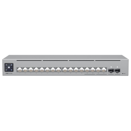 Ubiquiti 16-port, Layer 3 Etherlighting switch 2.5 GbE and versatile mounting options, 4x 2.5 GbE RJ45 ports, 12x GbE RJ45 ports