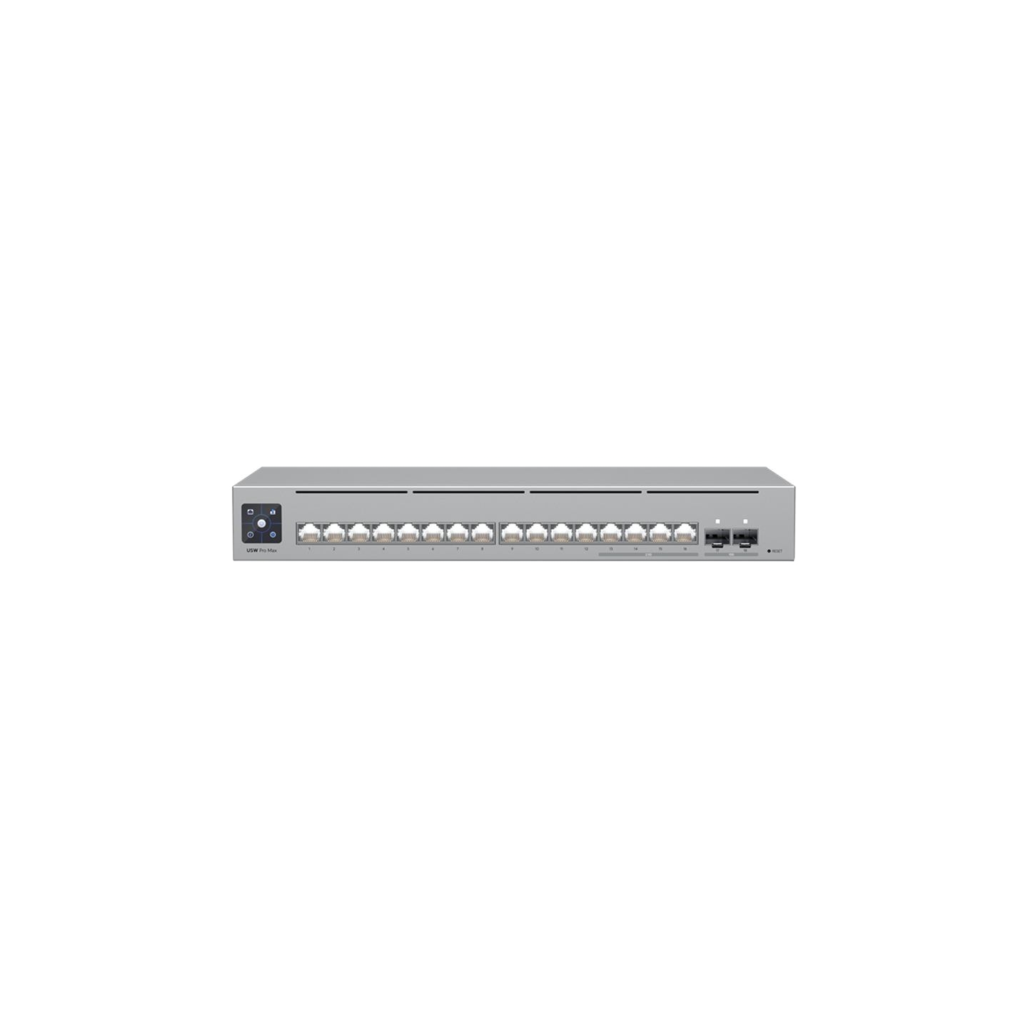 Ubiquiti 16-port, Layer 3 Etherlighting switch 2.5 GbE and versatile mounting options, 4x 2.5 GbE RJ45 ports, 12x GbE RJ45 ports