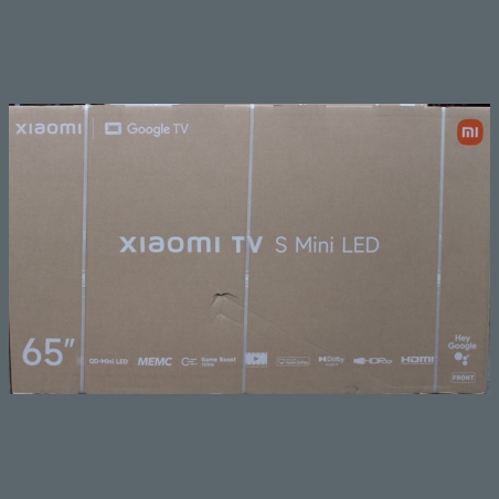 Xiaomi TV S Mini LED 65 2026 |  Xiaomi | S Mini LED 2026 | 65 | Smart TV | Google TV | 4K UHD | Dark Grey | DAMAGED PACKAGING, D