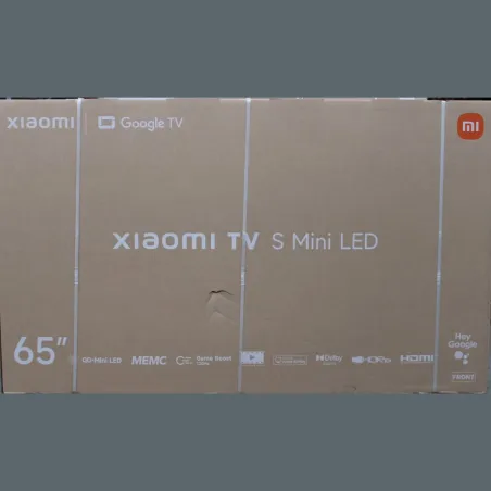 Xiaomi TV S Mini LED 65 2026 |  Xiaomi | S Mini LED 2026 | 65 | Smart TV | Google TV | 4K UHD | Dark Grey | DAMAGED PACKAGING, D