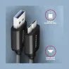Axagon Data and charging USB 3.2 Gen1 cable length 1 m. 3A. Black.
