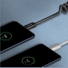 Axagon Data and charging USB 2.0 cable lengh 0.6m. 3A. Black twisted.