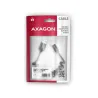 Axagon Data and charging USB 2.0 cable lengh 0.6m. 3A. Black twisted.