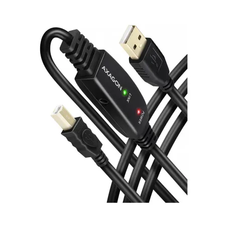 Axagon ADR-215B Active connection USB 2.0 A-M > B-M cable, 15 m long. Power supply option.