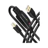 Axagon ADR-215B Active connection USB 2.0 A-M > B-M cable, 15 m long. Power supply option.