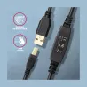 Axagon ADR-215B Active connection USB 2.0 A-M > B-M cable, 15 m long. Power supply option.