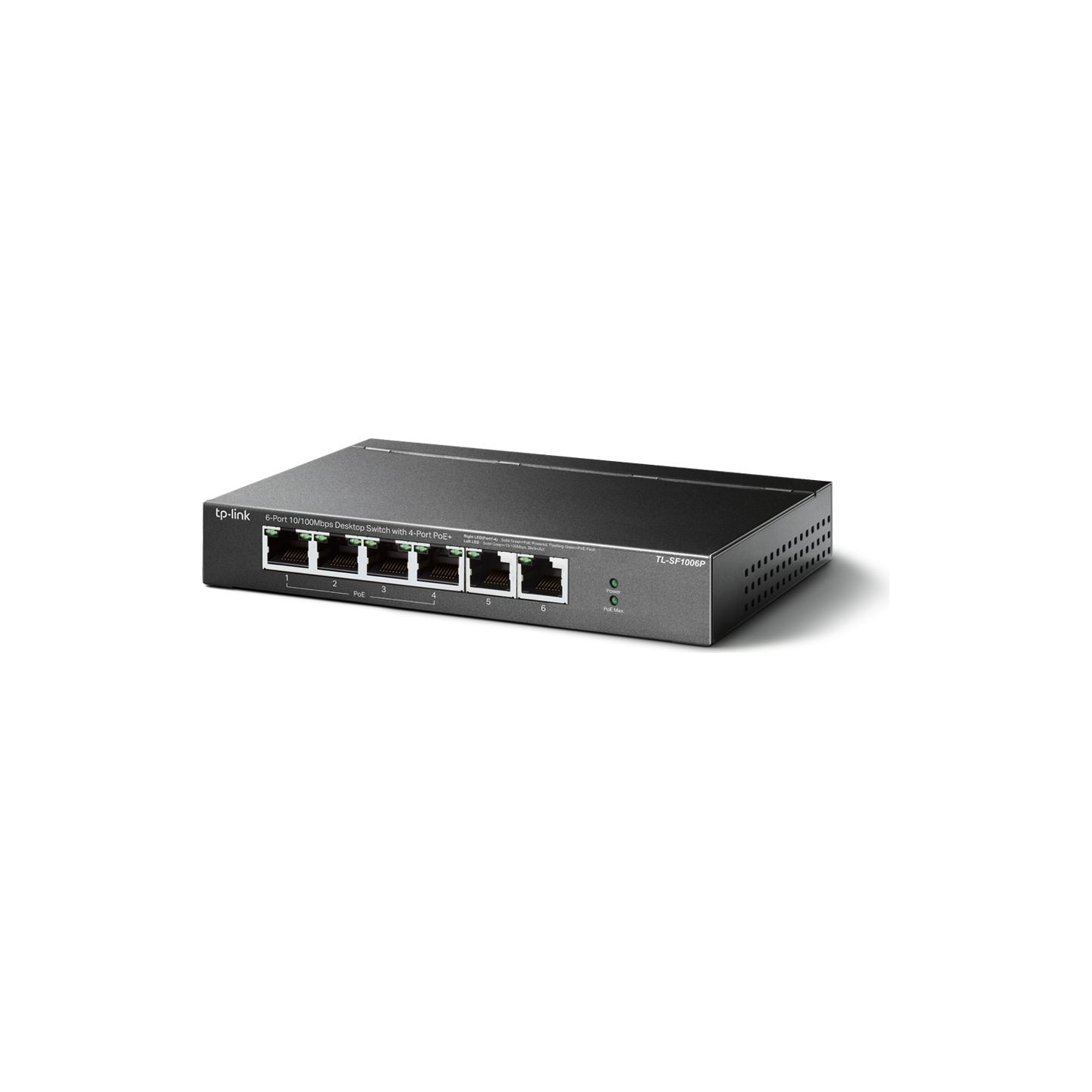 Tp-Link | Switch | TL-SF1006P | Unmanaged | Desktop | 10/100 Mbps (RJ-45) ports quantity 6 | PoE+ ports quantity 4 | Power suppl