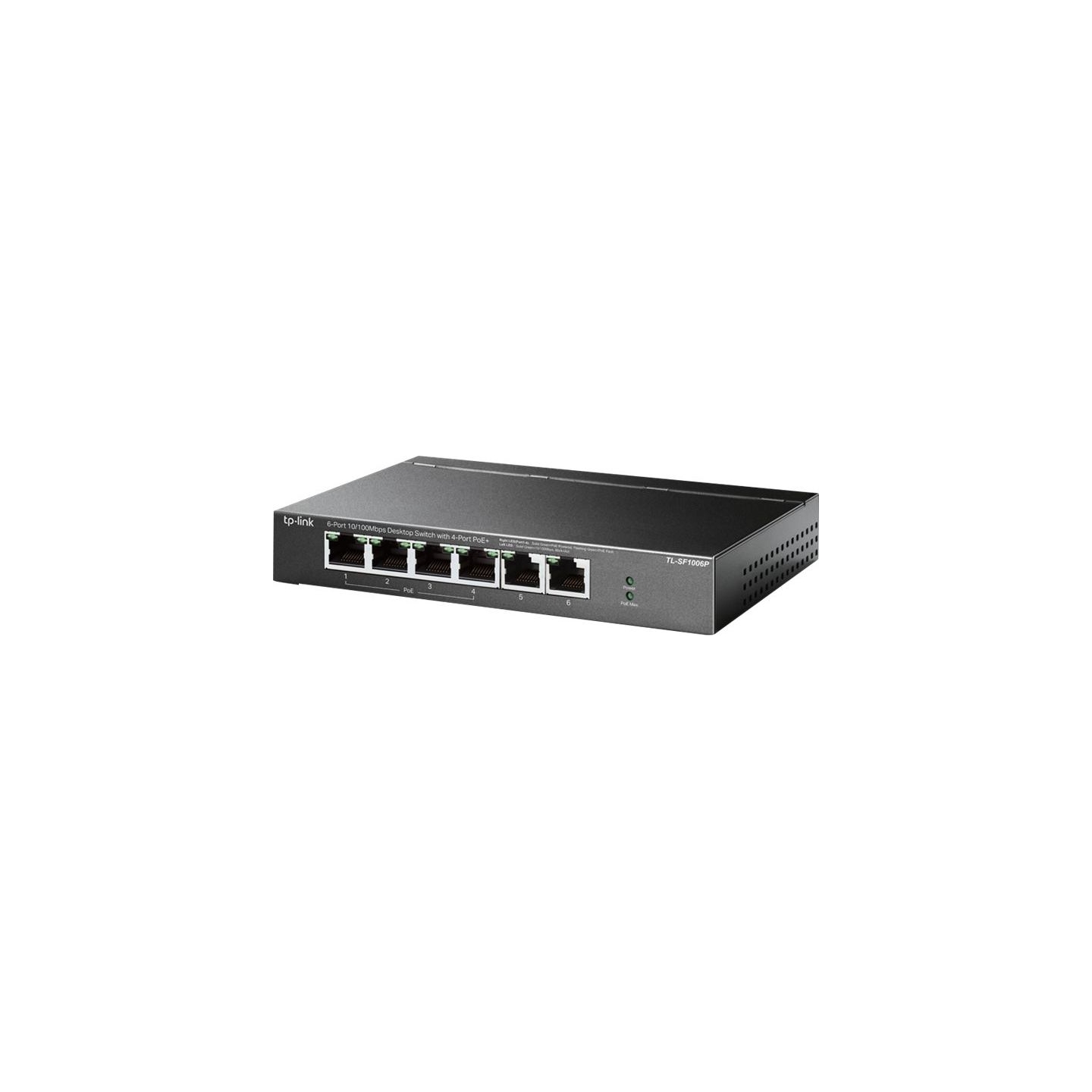 Tp-Link | Switch | TL-SF1006P | Unmanaged | Desktop | 10/100 Mbps (RJ-45) ports quantity 6 | PoE+ ports quantity 4 | Power suppl