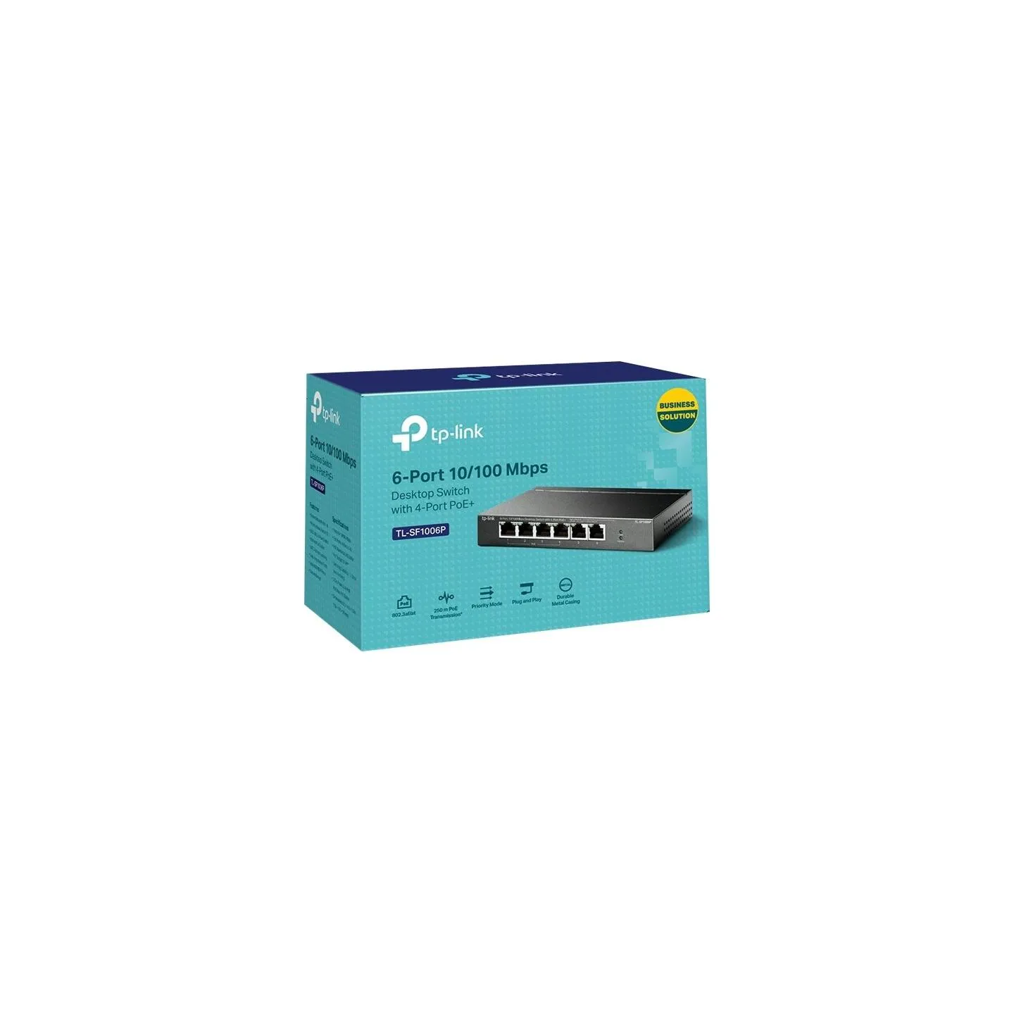 Tp-Link | Switch | TL-SF1006P | Unmanaged | Desktop | 10/100 Mbps (RJ-45) ports quantity 6 | PoE+ ports quantity 4 | Power suppl