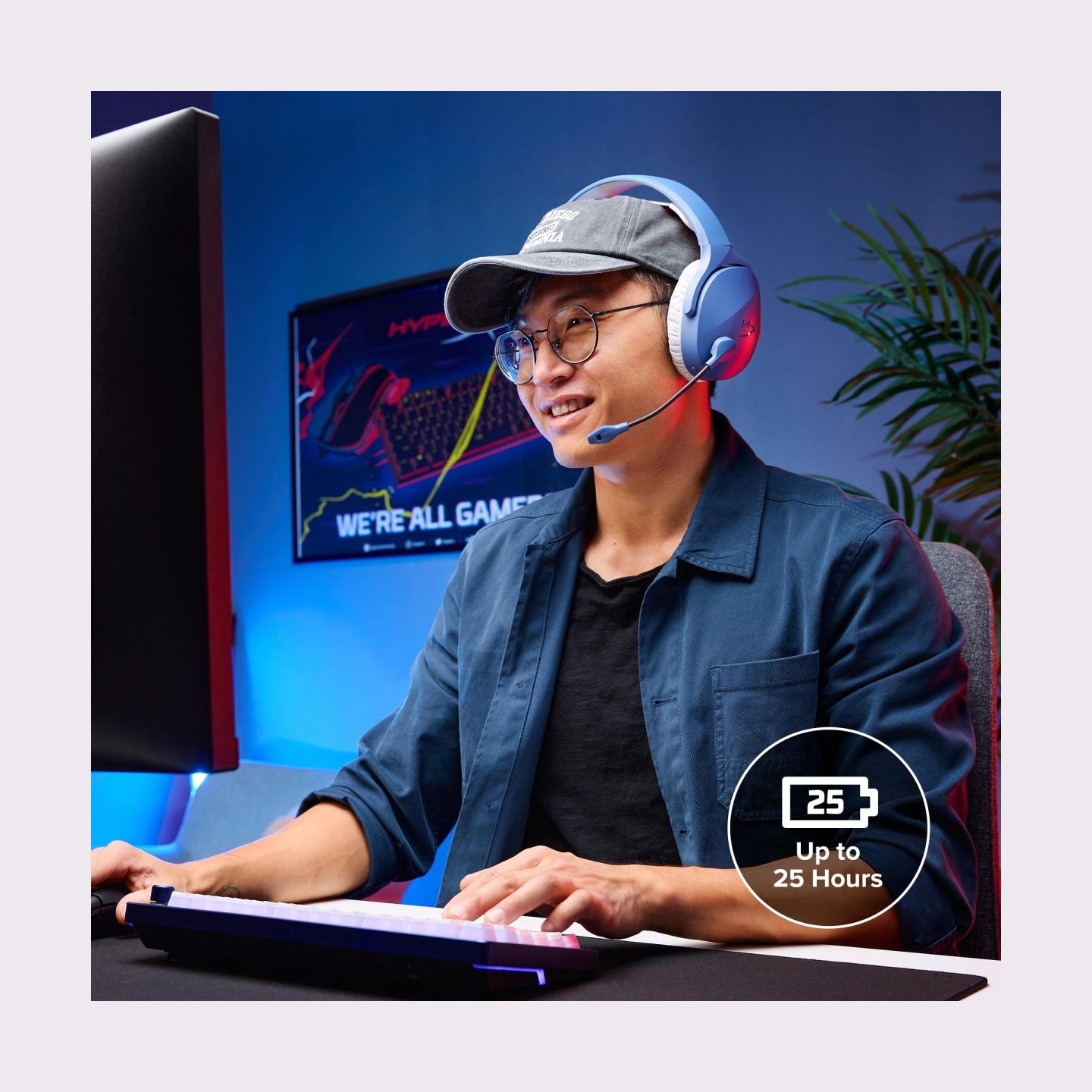 Hyperx Headset Cloud Jet Wireless Gaming - AM7A0AA