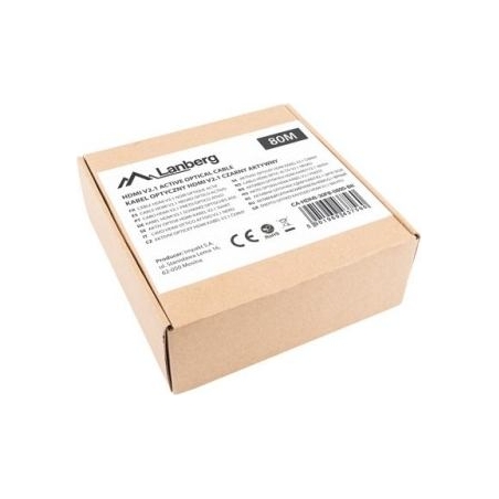 Lanberg HDMI v2.1 M/M cable 80m optical