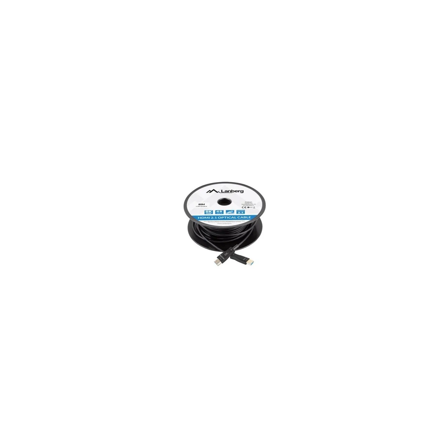Lanberg HDMI v2.1 M/M cable 80m optical
