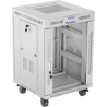 Lanberg rack cabinet 15U 600x600 glass