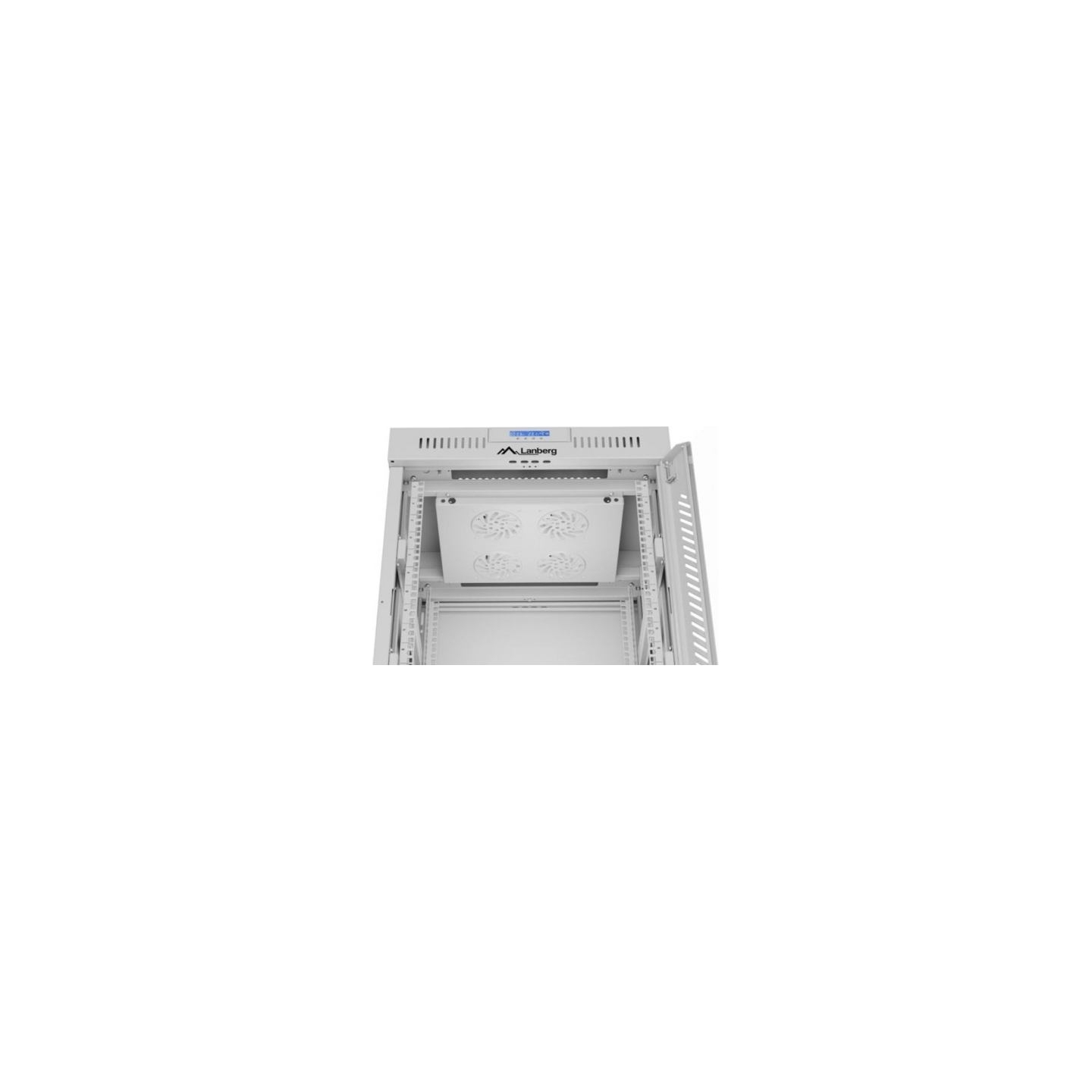 Lanberg rack cabinet 15U 600x600 glass