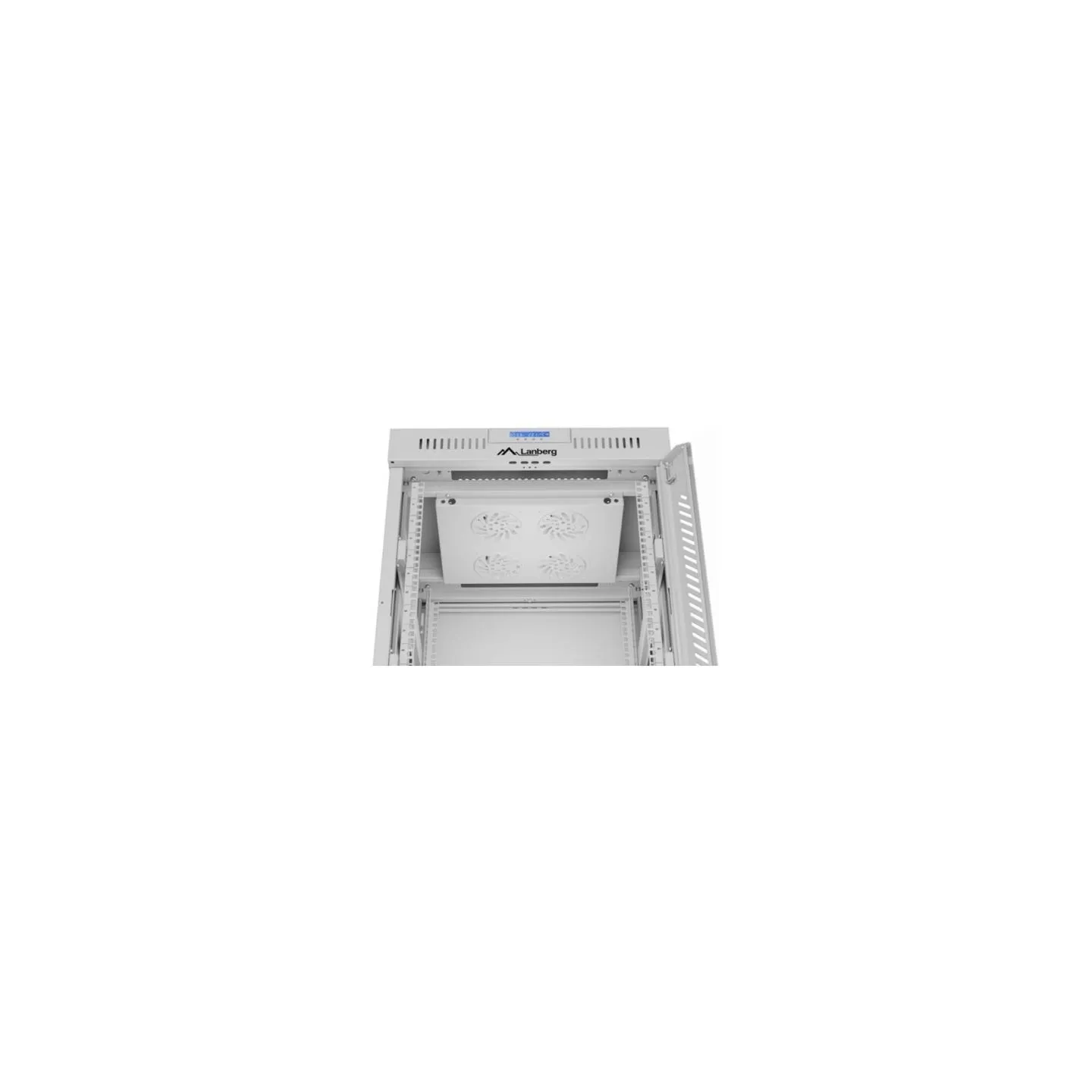 Lanberg rack cabinet 15U 600x600 glass
