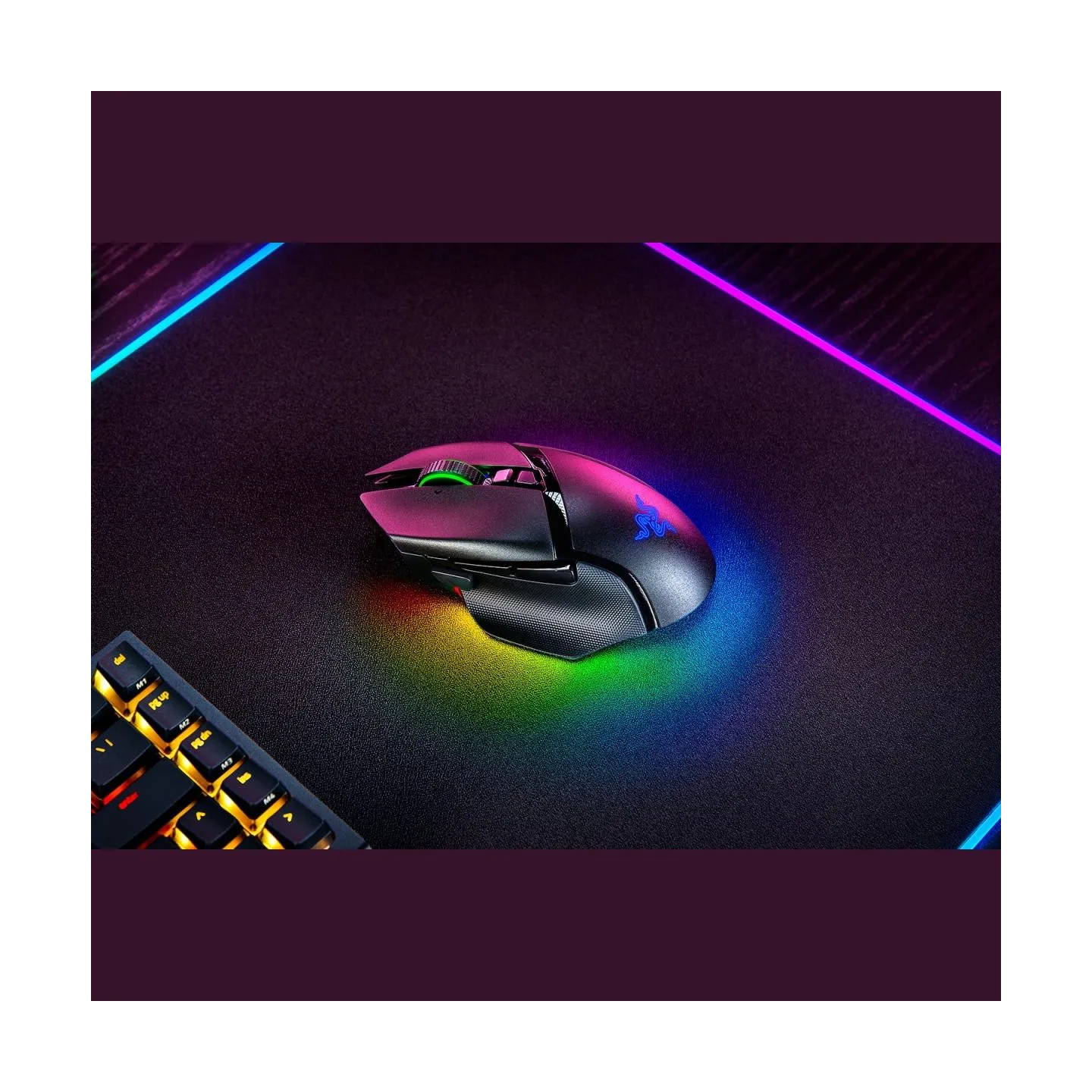 Razer Basilisk V3 Pro Wireless Gaming Mouse RF Wireless+Bluetooth+USB-C, 30000 DPI, Black / RZ01-04620100-R3G1