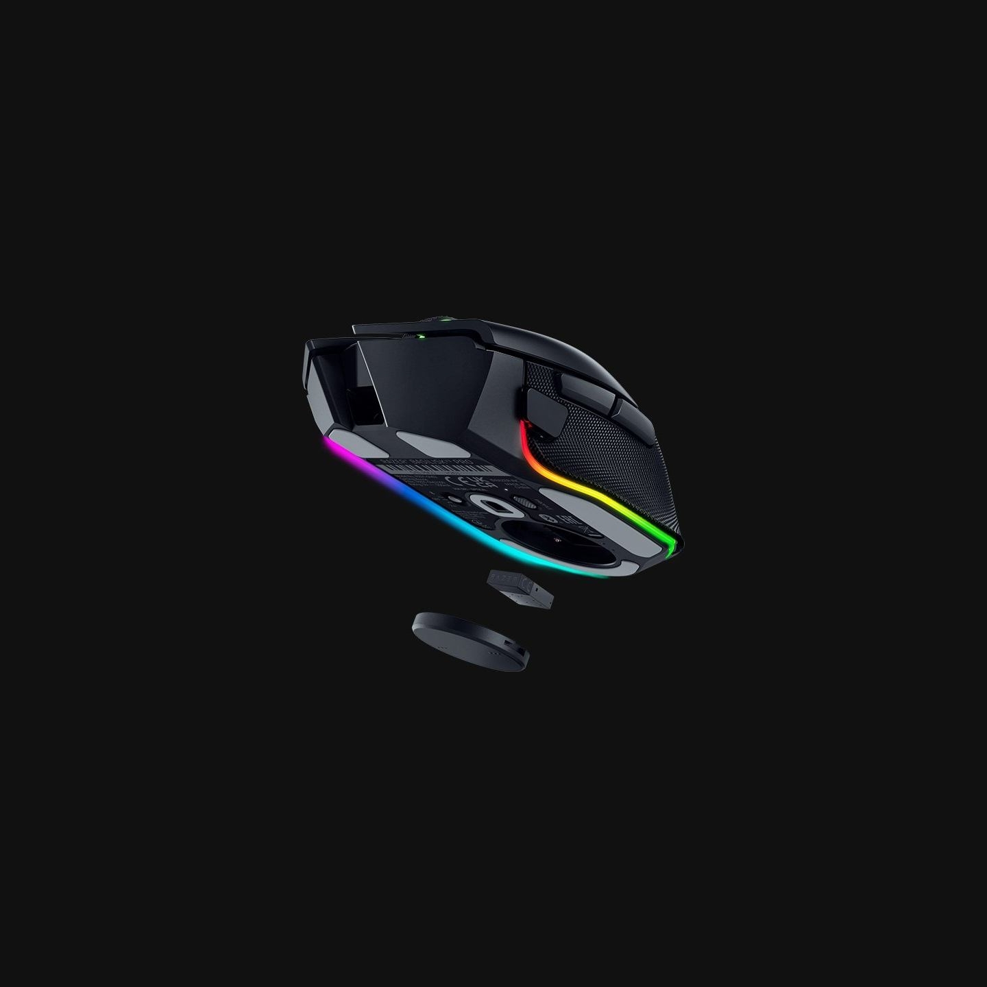 Razer Basilisk V3 Pro Wireless Gaming Mouse RF Wireless+Bluetooth+USB-C, 30000 DPI, Black / RZ01-04620100-R3G1