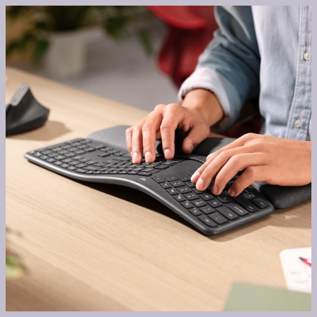 Logitech LOGI Ergo K860 Keyboard - Graphite (US)