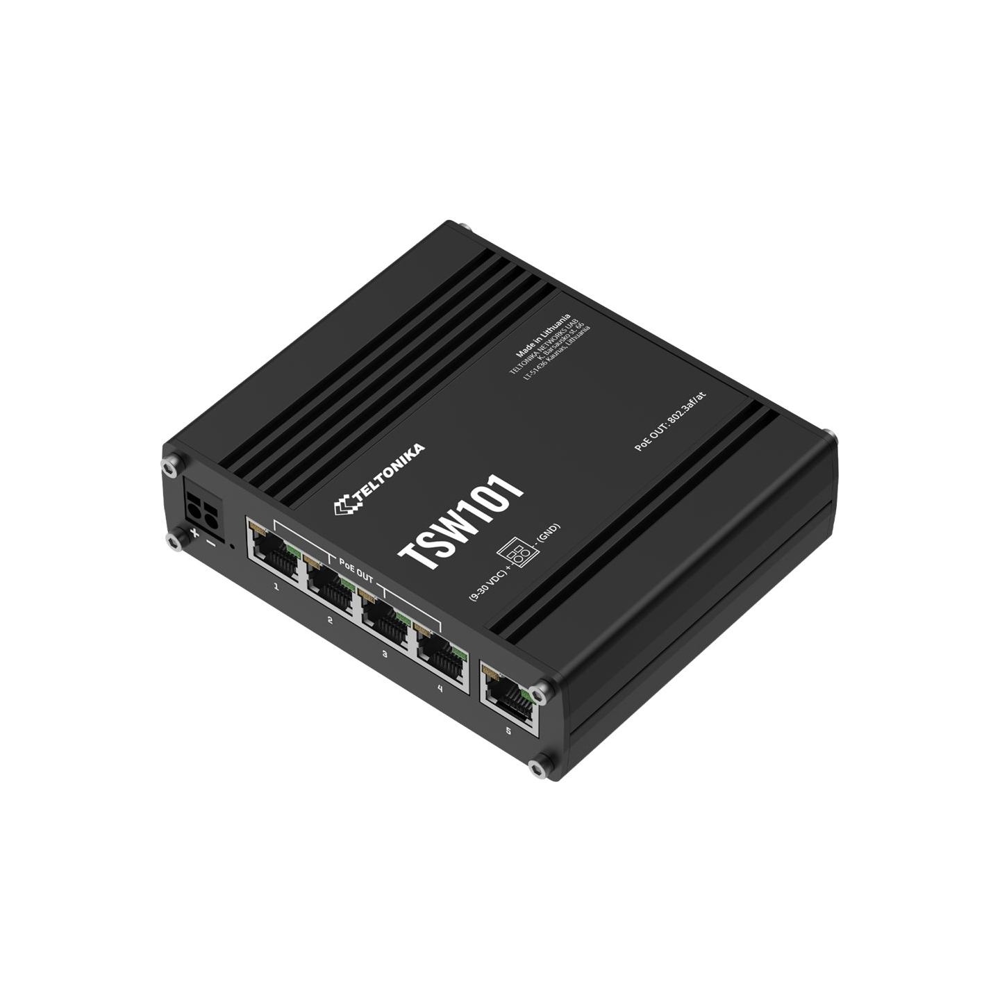 Teltonika TSW101 IOT SWITCH 5X10/100/1000 RJ45
