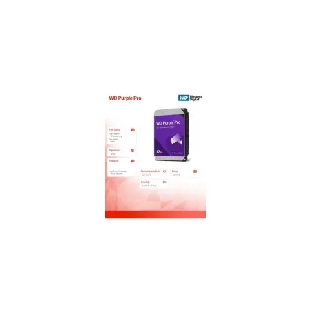 WD Purple Pro 12TB SATA 6Gb/s 3.5inch