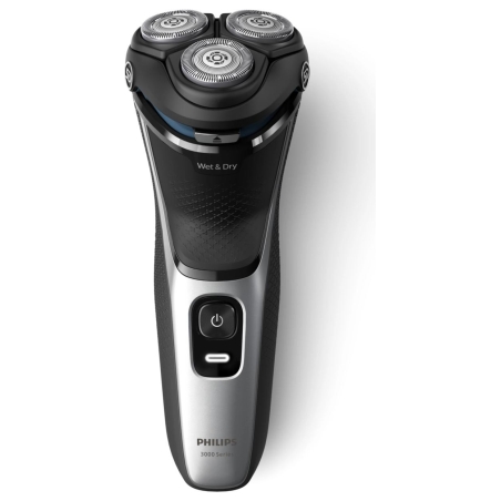 Philips Wet or Dry electric shaver S3143/00, Wet&Dry, PowerCut Blade System, 5D Flex Heads, 60min shaving / 1h charge, 5min Quic