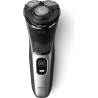 Philips Wet or Dry electric shaver S3143/00, Wet&Dry, PowerCut Blade System, 5D Flex Heads, 60min shaving / 1h charge, 5min Quic