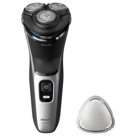 Philips Wet or Dry electric shaver S3143/00, Wet&Dry, PowerCut Blade System, 5D Flex Heads, 60min shaving / 1h charge, 5min Quic