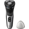 Philips Wet or Dry electric shaver S3143/00, Wet&Dry, PowerCut Blade System, 5D Flex Heads, 60min shaving / 1h charge, 5min Quic