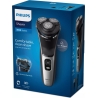 Philips Wet or Dry electric shaver S3143/00, Wet&Dry, PowerCut Blade System, 5D Flex Heads, 60min shaving / 1h charge, 5min Quic